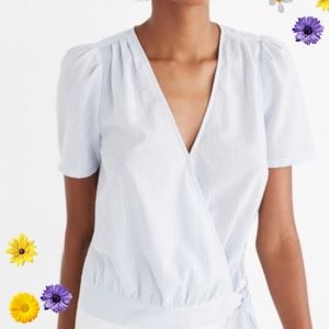 🔥👉Madewell Short Sleeve wrap top